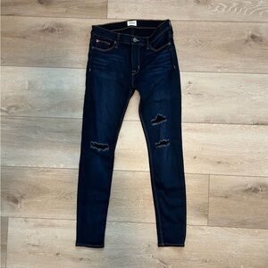 Hudson Jeans Women's Skinny Jeans - Dark Blue